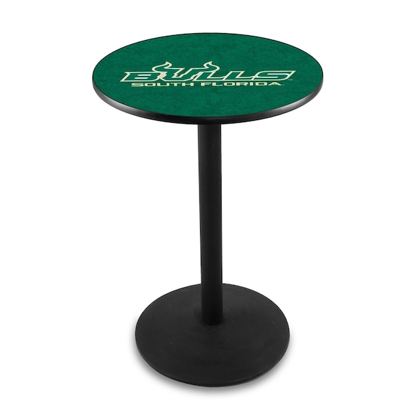 42" Blk Wrinkle South Florida Pub Table